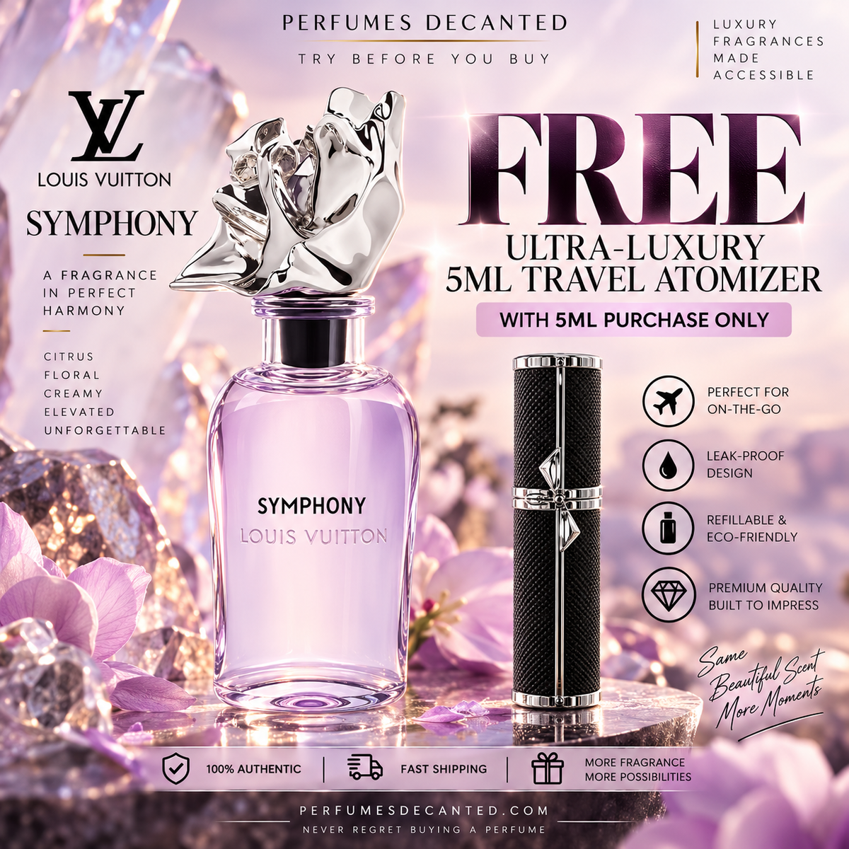 Louis Vuitton – Symphony (sample sizes)